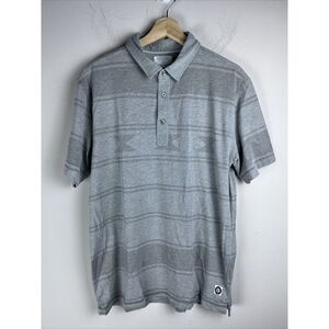 Linksoul Men's Médium Tempus Fugit Cotton Blend Grey‎ Polo